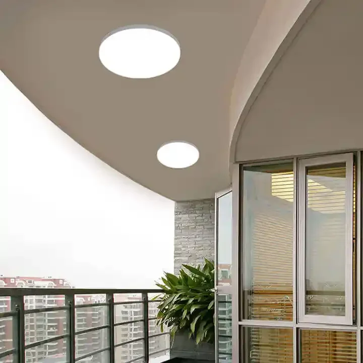 LED Bulkhead 15W Modern Wall Round With Motion Sensor Residential buildings lighting Wholesale IP54 6500K