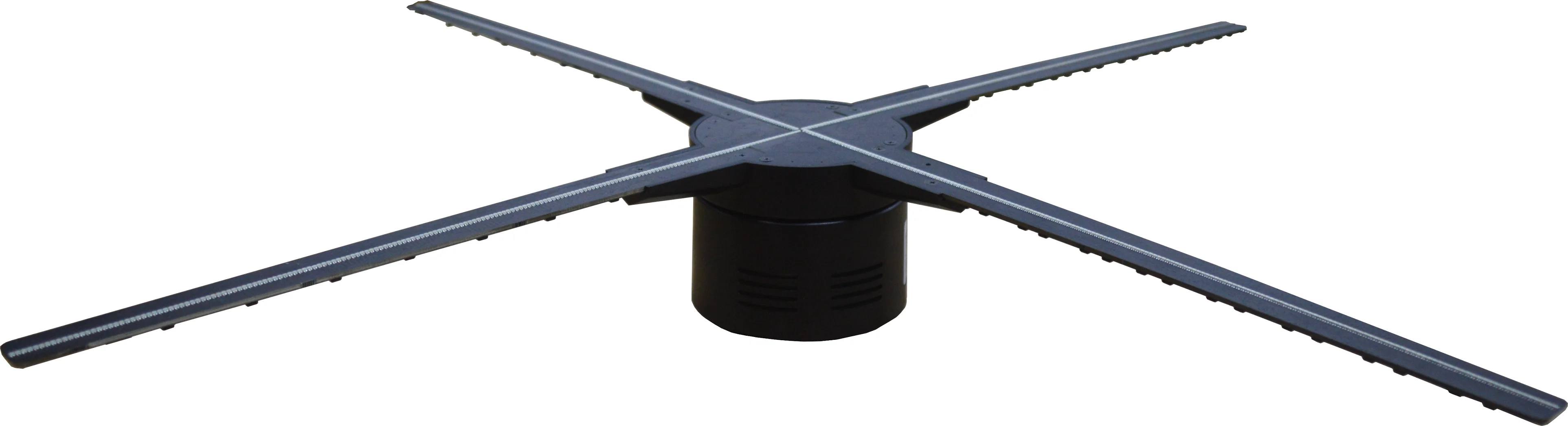 50m CNS-S5 wifi Holographic fan 4 Blades 3D Hologram projector APP cloud control LED display screen 1700cd high brightness holog