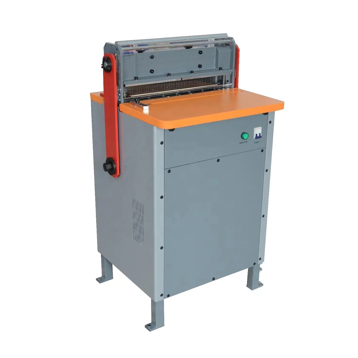 QK450 Heavy duty paper  die punching machine with double  wire binding system