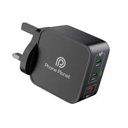 Phone Planet US UK EU AU KS Plug GaN 65W PD USB C Wall Charger For one plus Oppo Macbook pro