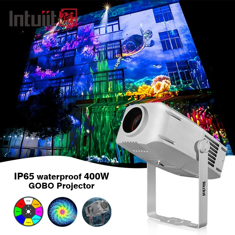 400W outdoor led gobo projector waterproof high resolution gobo projector exterior gobo lights