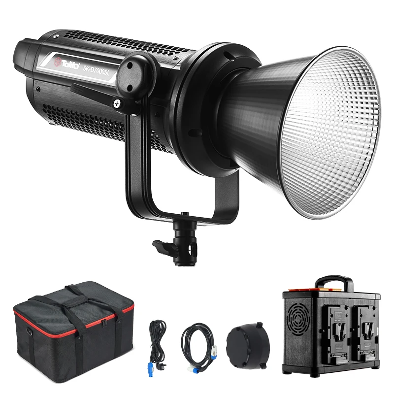 Tolifo 700W фотографическое освещение 110500Lx Lux светодиодное для видеосъемки со встроенными