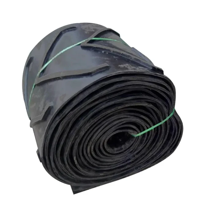 Open V Type Patterned Chevron Belt Ep Rubber Conveyor Belt for Industrial Application