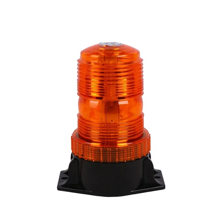 12-110v DC High Brightness Flashing Magnet Base Led Beacon Lamp Forklift Truck Led Warning Lights Amber Color