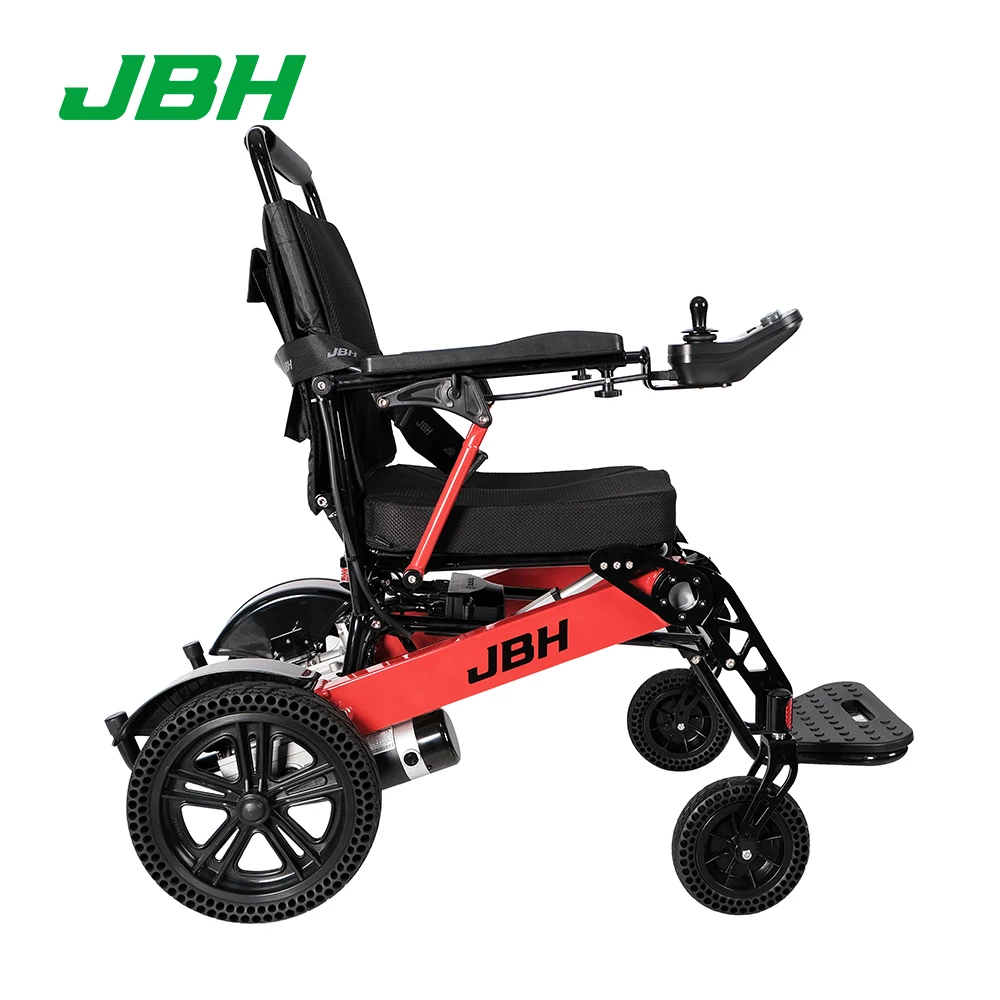 JBH D19B China factory supply lightweight electric wheelchair for disabled people