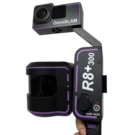 Super Intelligent Mobile 3D Laser Scanner SLAM Millimeter Level Rotating Single Lidar Industrial Mapping Surveying Point Cloud