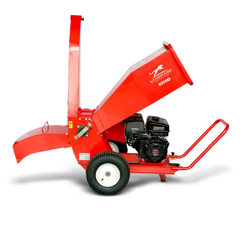 Factory Best Selling Wholesale Branch Chipper Equipment Gas Wood Chipping Machine Branch Shredder