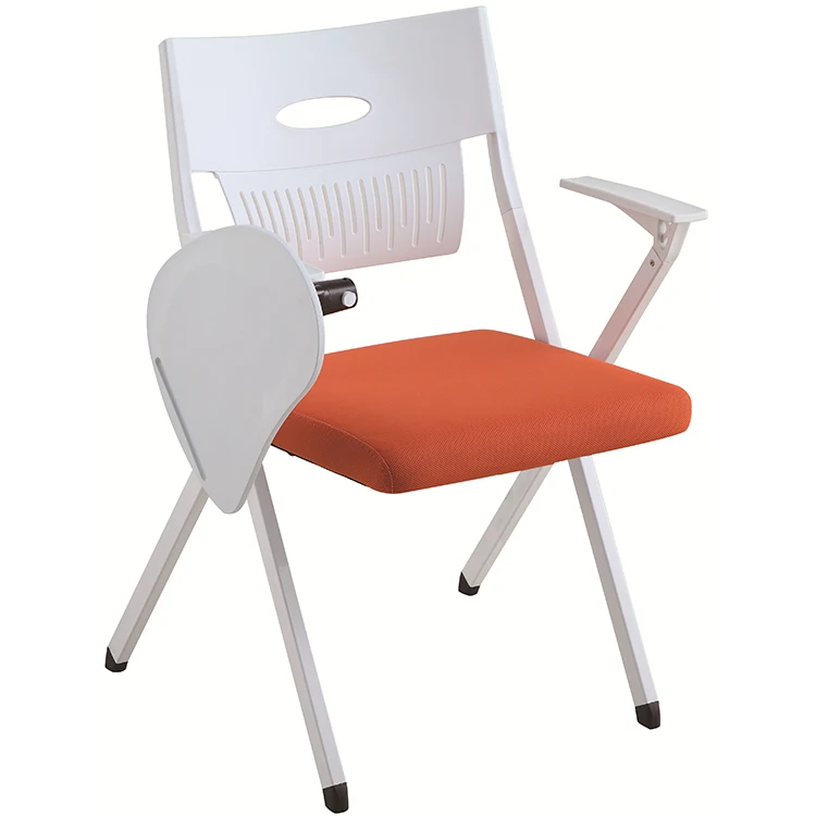 Conference room folding office chair Training chair with writing desk Multifunctional conference chair