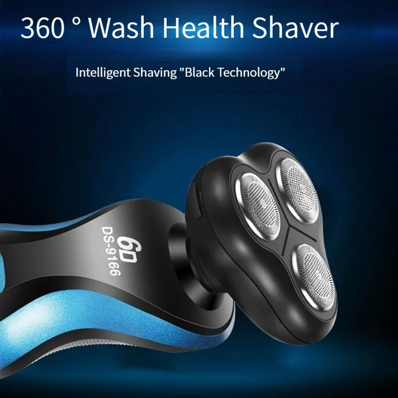 Mini Portable Electric Shaver Ipx7 Waterproof Wet 6 In 1 Electric USB Rechargtable Bald Head Nose Hair  Shaver