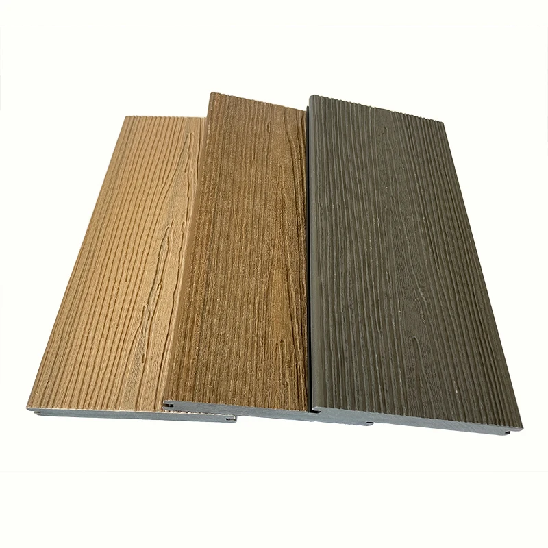 Merbau outdoor capped design co extrusion plastic timber decking co-extrude wpc lumber products
