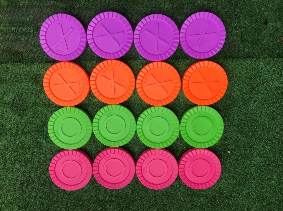 Giant outdoor customized checkers board game For Kids Toys played in yard & garden - indoor or outdoor play for adults & family