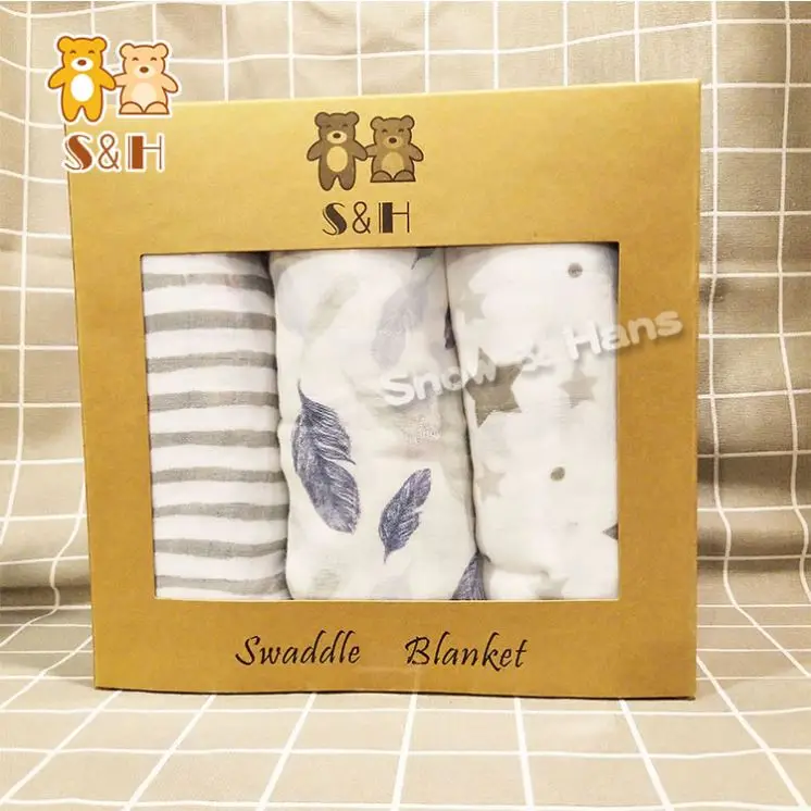 Custom Or Standard Factory Manufacturer Newborn Receiving Blanket