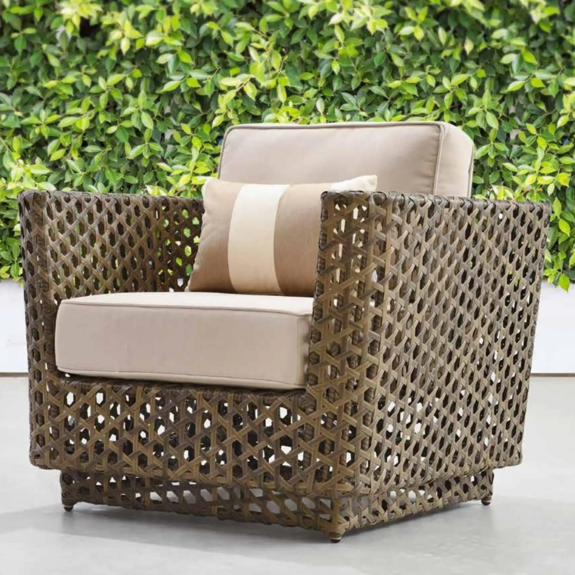 New Design Wicker Garden Outdoor Patio Conversation Sofa Set Cheap Rattan Furniture