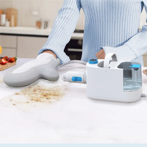 Efficient Multifunction Household Steam Cleaner for Kitchen Table Top and Glass Cleaning