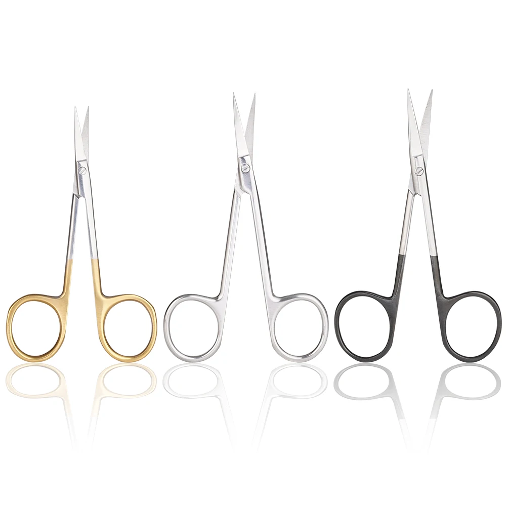 Best Selling Russian Curved Tip Cuticle Nipper Nail Scissors Professional Nail Scissors Curved Manicure Cuticle Scissors