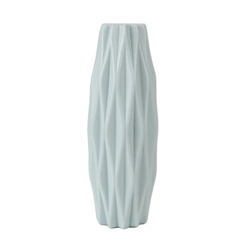 Factory direct sale fashion style PP pure color office home indoor decorative vase