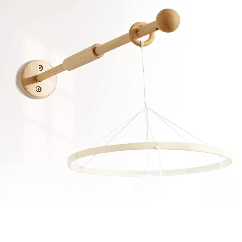 Настенная деревянная детская кроватка