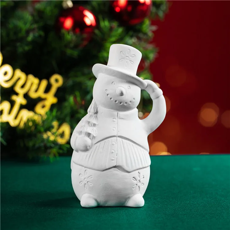 Interior Nordic Table Living Room Accessories Christmas Abstract Sculpture Ceramic DIY Art Craft Home Decor