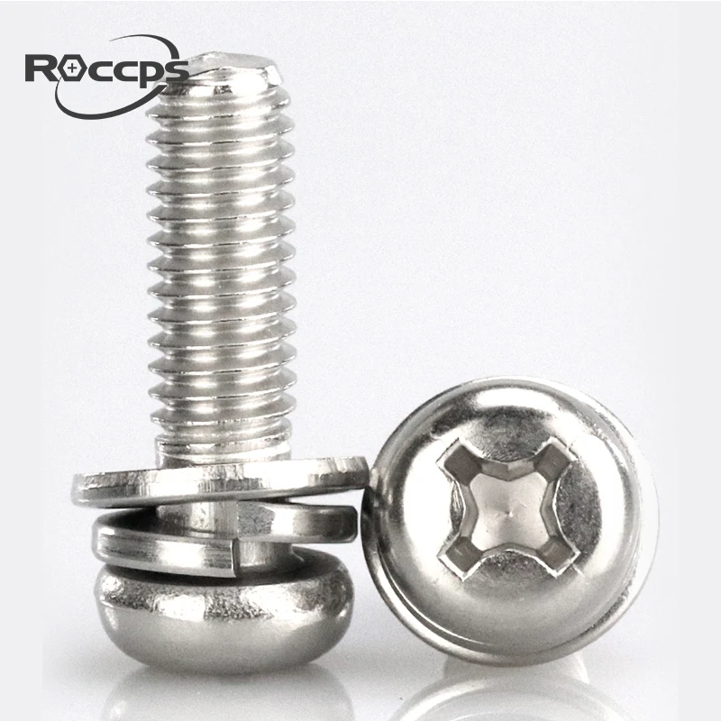 Винт с шайбой GB/T 9074,4-88