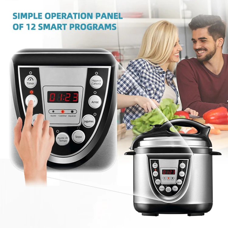 Patented Product 7 Safety Features 4L Household Small Electric Pressure Cooker