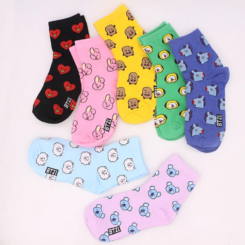 Cotton Cartoon Socks Sports Stockings