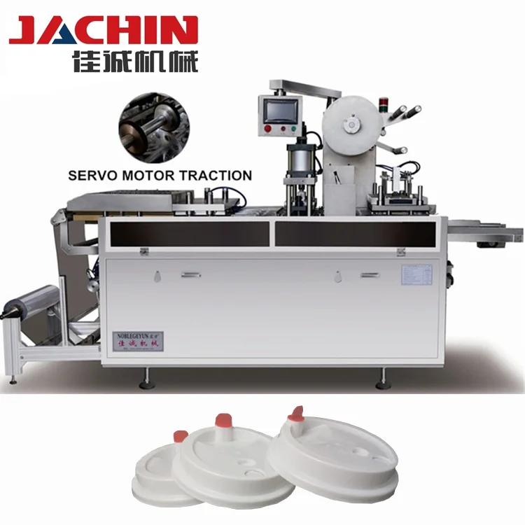 JC-500C Plastic Yogurt Cup Lids Thermo Forming Making Machine/Take Away Lunch Box Thermoforming Machine