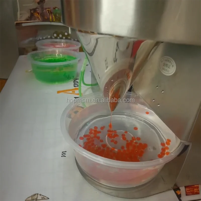 Popping Boba Making Machine With Premium Juice, Blueberry, Fruit Punch, and Multi-Flavor Boba Production Line for Bubble Tea