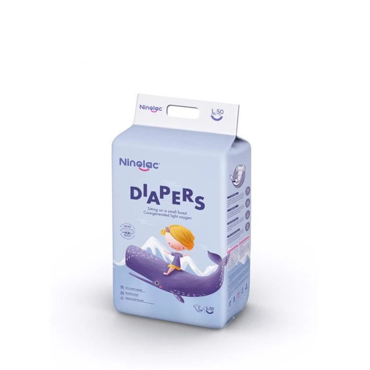 Wholesale Pull Up Baby Diapers Pants Sleep Soft Skin Baby Organic Bamboo Fiber Natural Disposable Baby Diaper