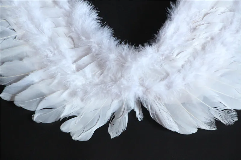 Small White Goose Feather Angel Wings For Kids Party Supplies In China