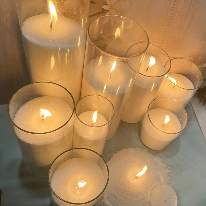 Custom Glass Jars Candle Green Candle Jars Scented Candles In Glass Jar