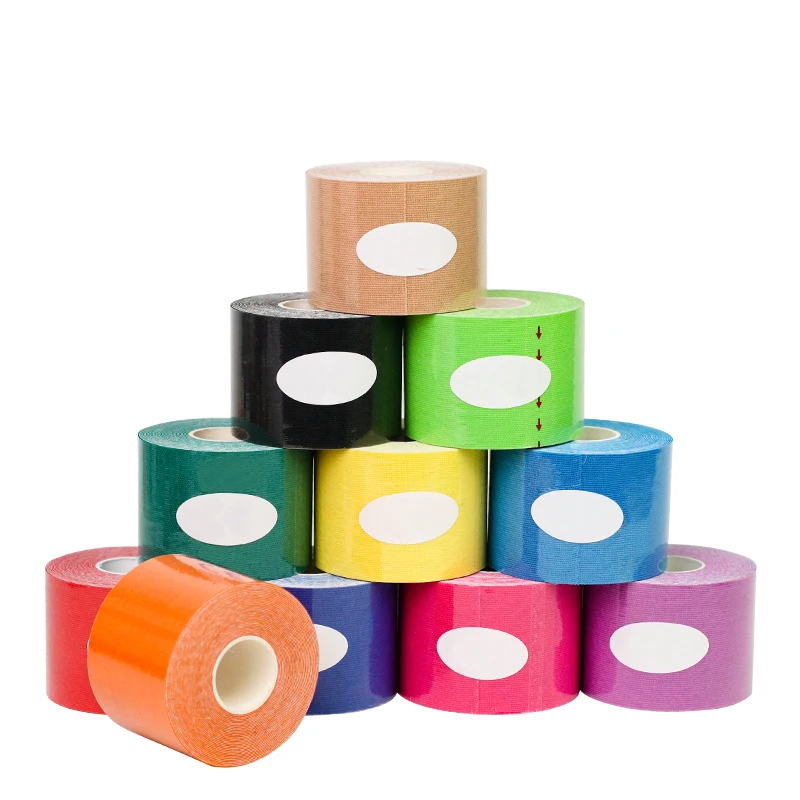 5CM*5M Multicolor Cotton Kinesiology Tape Athletic Sports Elastic Muscle Tape