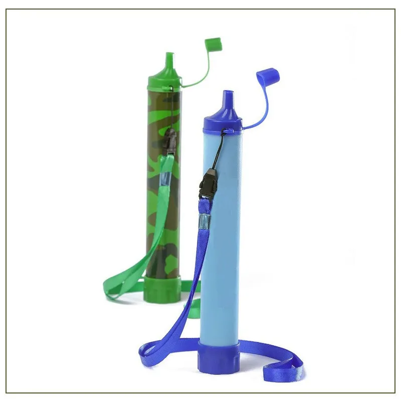 YAMA Outdoor Camping Survival Emergency Water Purifier Mini Drinking Water Purifying Straw bottle