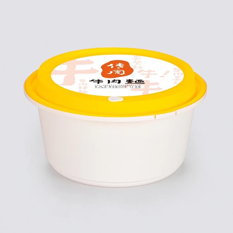 LOKYO microwave round pp plastic meal prep round soup bowls food packaging disposable plastic bowl