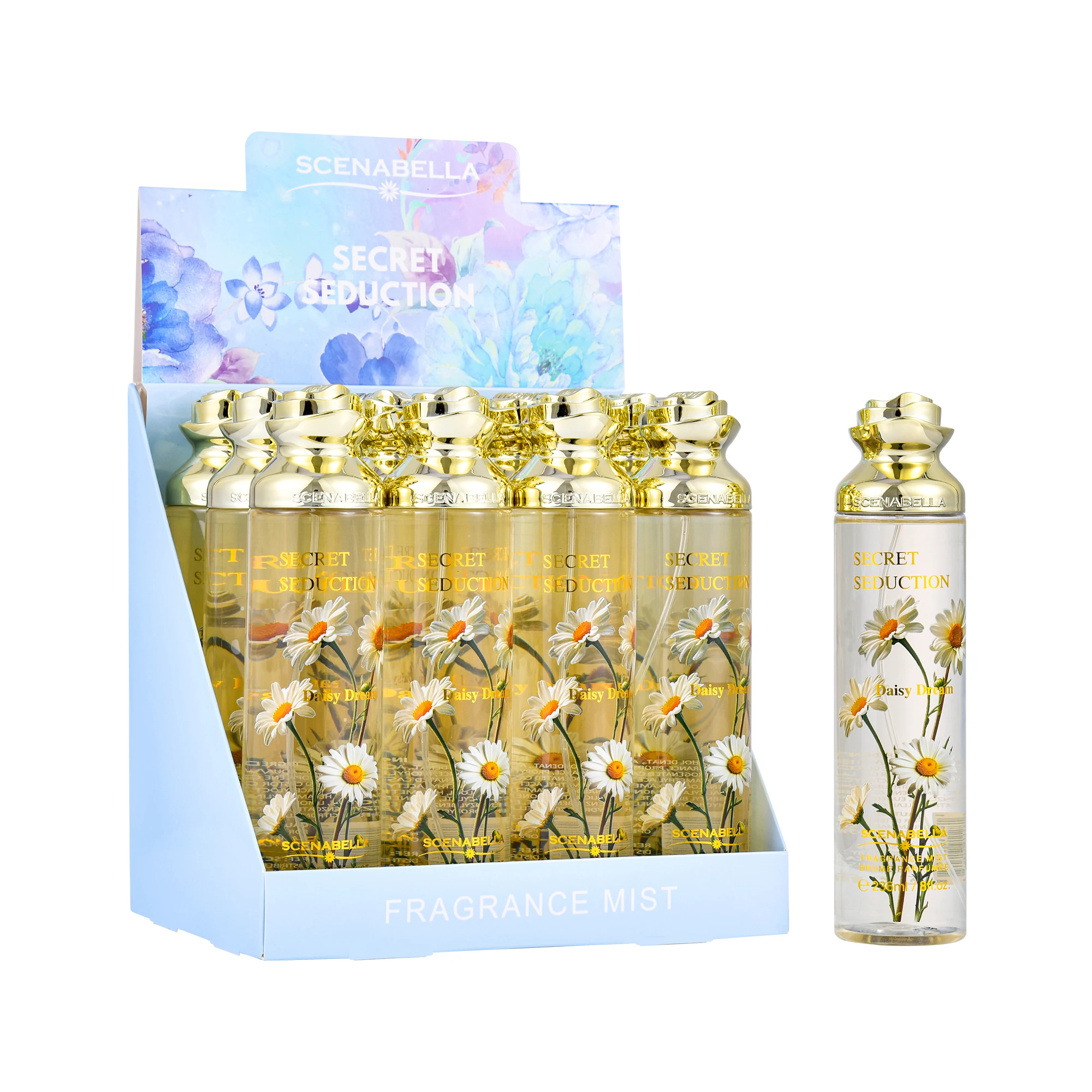 Body Spray 236ml Flower Body mist Custom Deodorant Perfume Body Mist SC1128