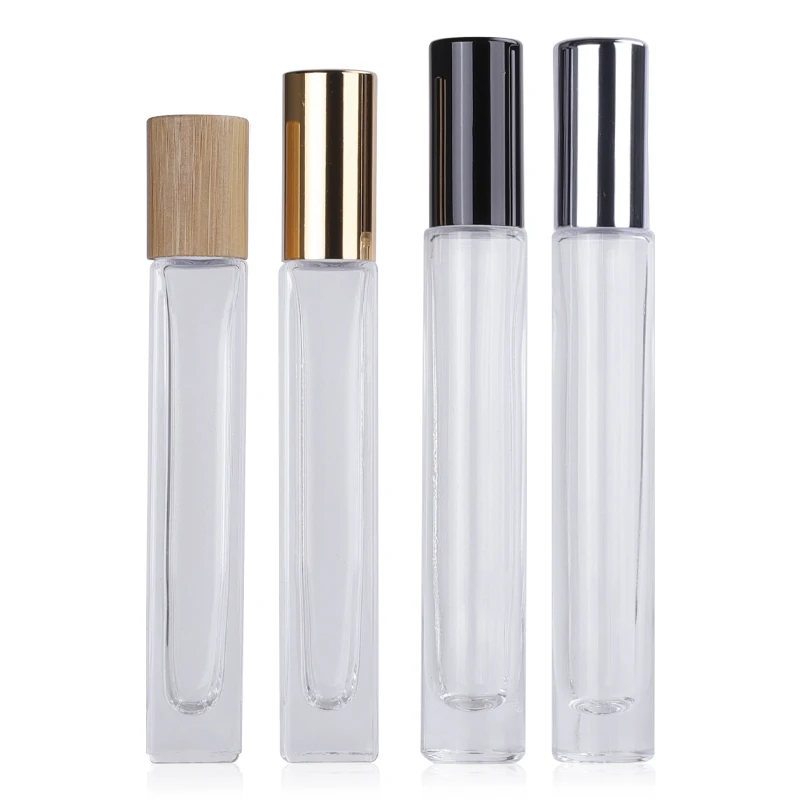 10ml perfume ball bottle European and American thick bottom essential oil ball bottle cosmetic massage pen thick cylindrical bot