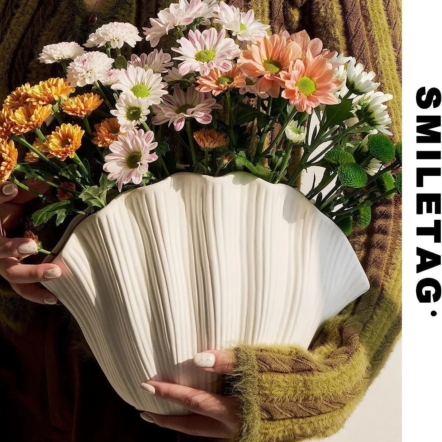 modern nordic style hotel decoration pieces porcelain flower vases home goods ceramic vases for wedding