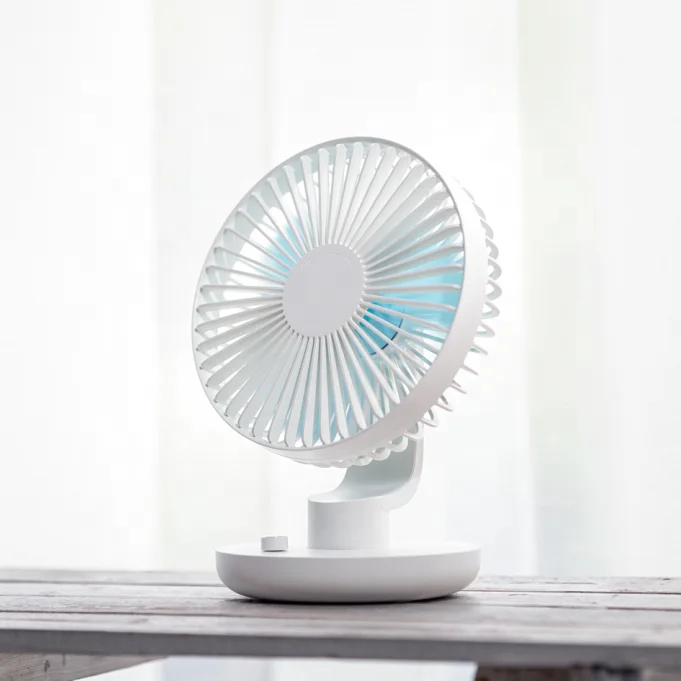 New Multi-Function Desktop Shaking Head Mini Fan Office Dormitory Mute USB Charging Small Fan 209