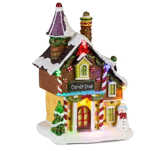 High Quality Christmas Candy Gingerbread House Decor