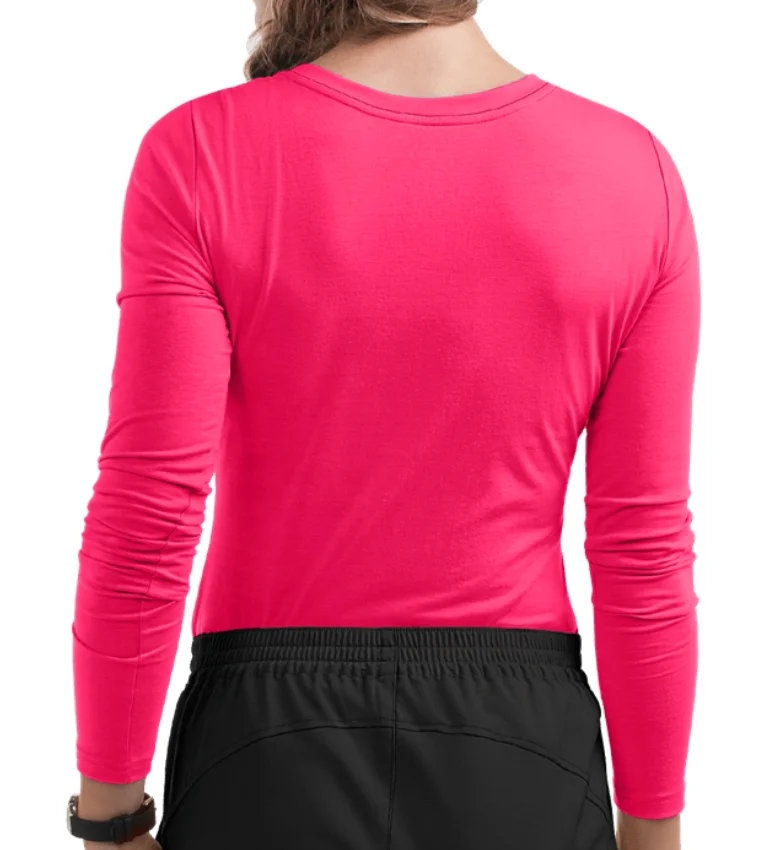 Hospital Uniform Scrub Tee Under Scrubs Custom Women's Long Sleeve Woven Lab Coat for Women Medical Scrubs Anti-wrinkle