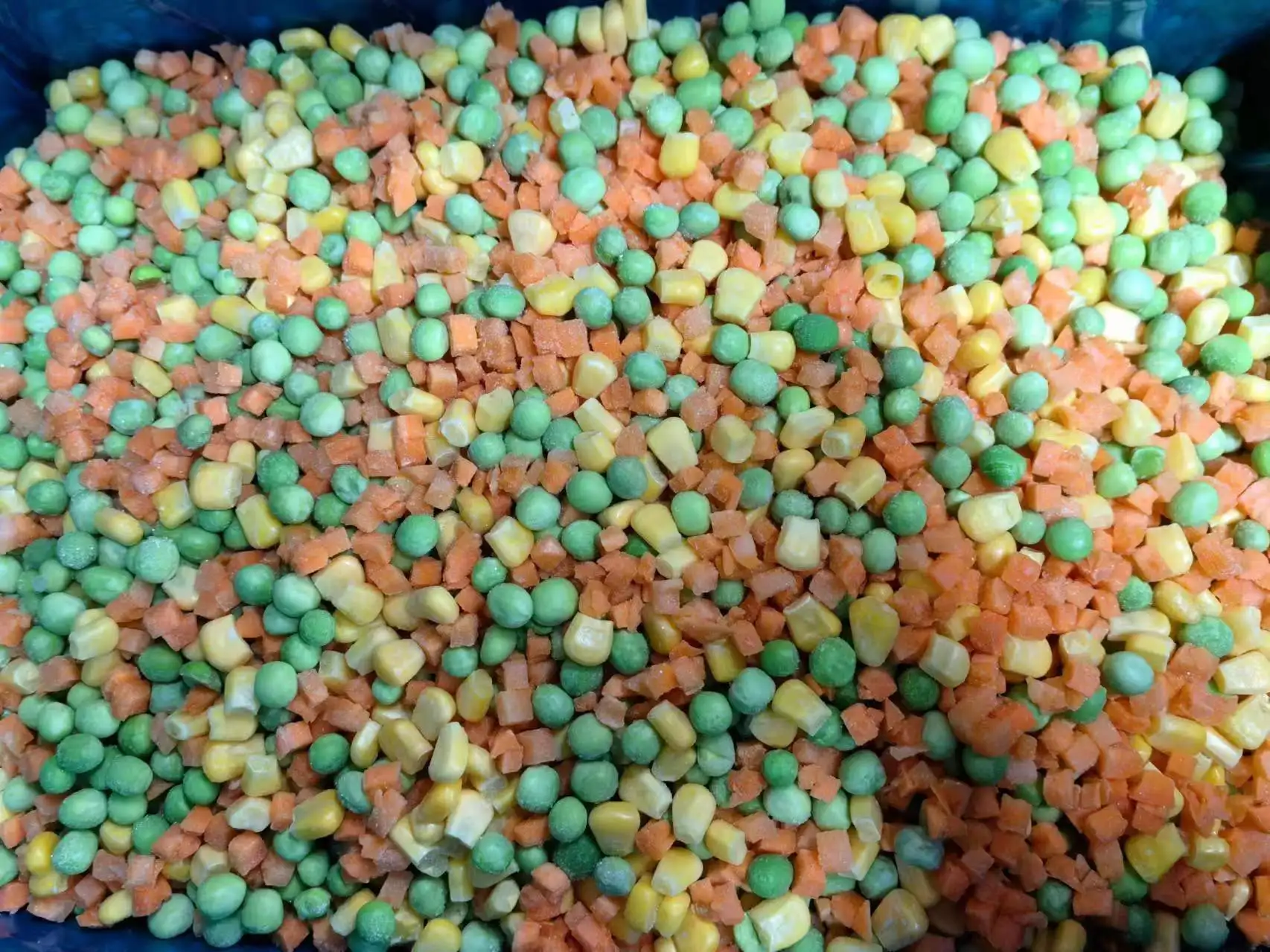 Bulk IQF Quick Simple Meals Snack Frozen Food Organic Healthy Chinese Factory Frozen Mixed Cut Vegetables Carrot Corn Green Peas