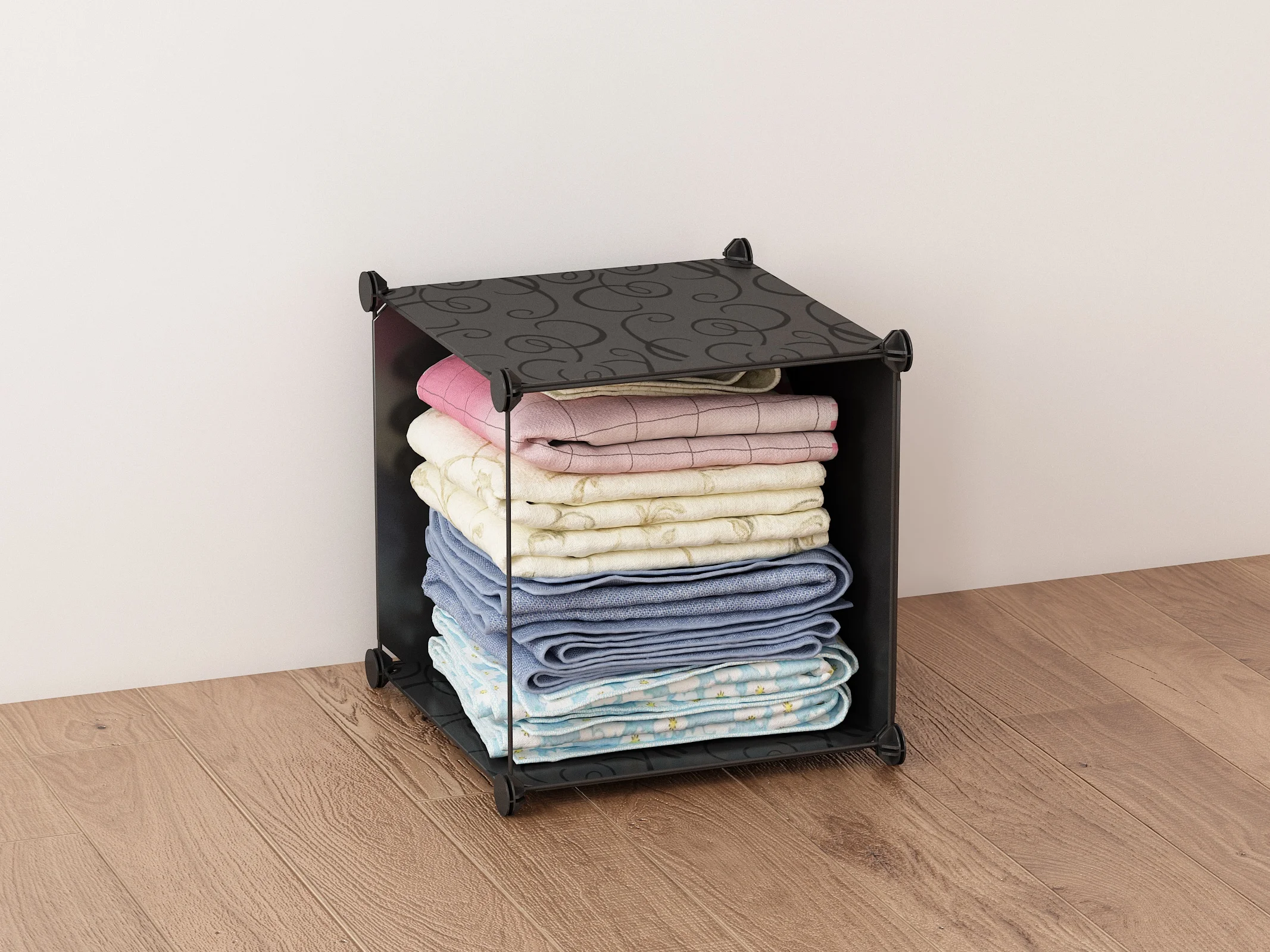 DIY Great Looks Color Durable and very Handy Plastic Bedside Table