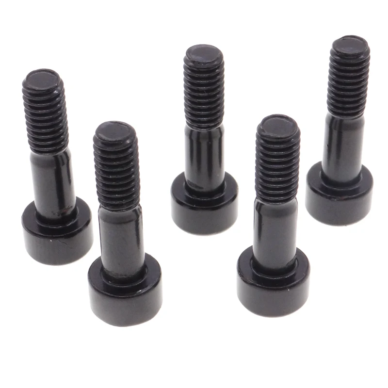 manufacture customized M3 M4 M5 M6 M8 Black half thread hex oxide socket cup head captive panel screw