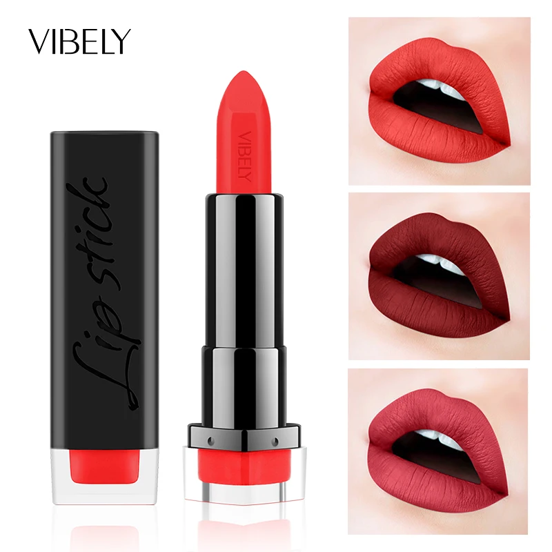 29 Colors Matte Lipstick Waterproof Velvet Lipsticks Wholesale Private Label Vegan Lip Custom Logo