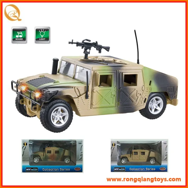1:24 kids slide diecast Military Light Utility Vehicle toy
