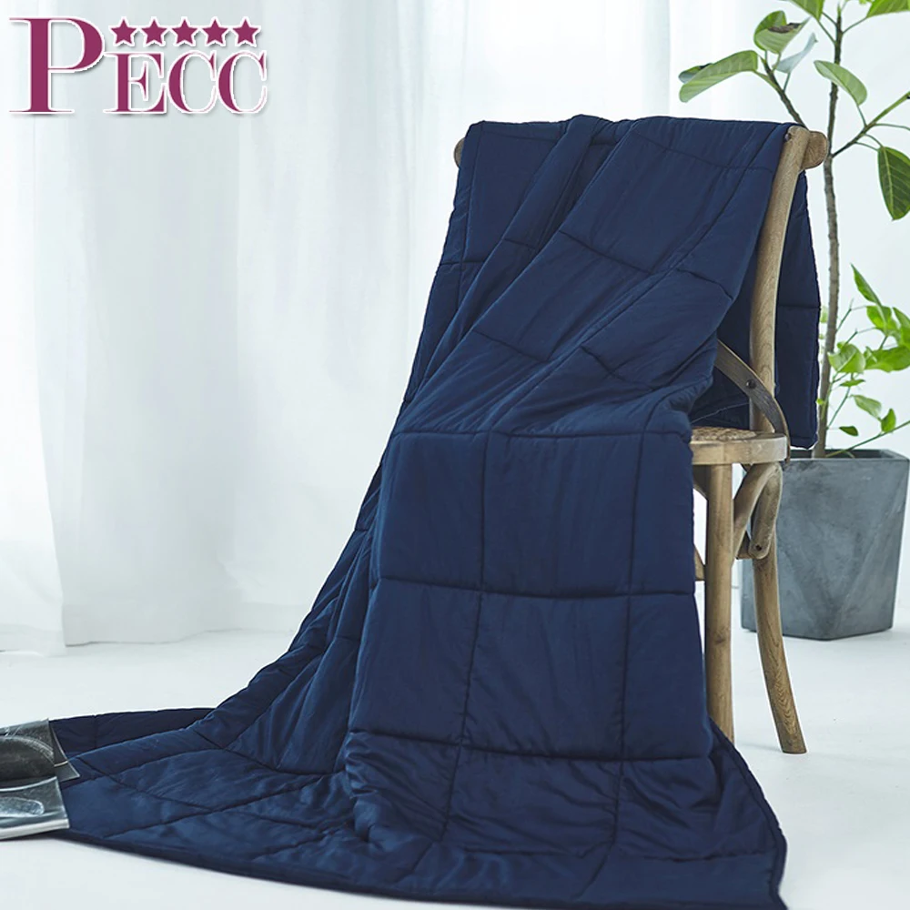 Soft Thick Comfort Blanket with Premium Ceramic Beads Stress Relief  Weighted Blanket King Cooling Breathable Heavy Blanket