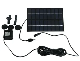 Outdoor Solar Powered Fountain Pool Water Pump Garden Watering for garden decoration