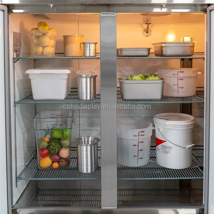 Commercial 3 doors 1500L Freezing Upright Refrigerators And Freezers For Kitchen