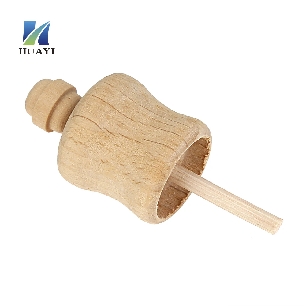 hot sale car aromatherapy  wooden lids Perfume Car Air Fresheners With Wooden Cover
