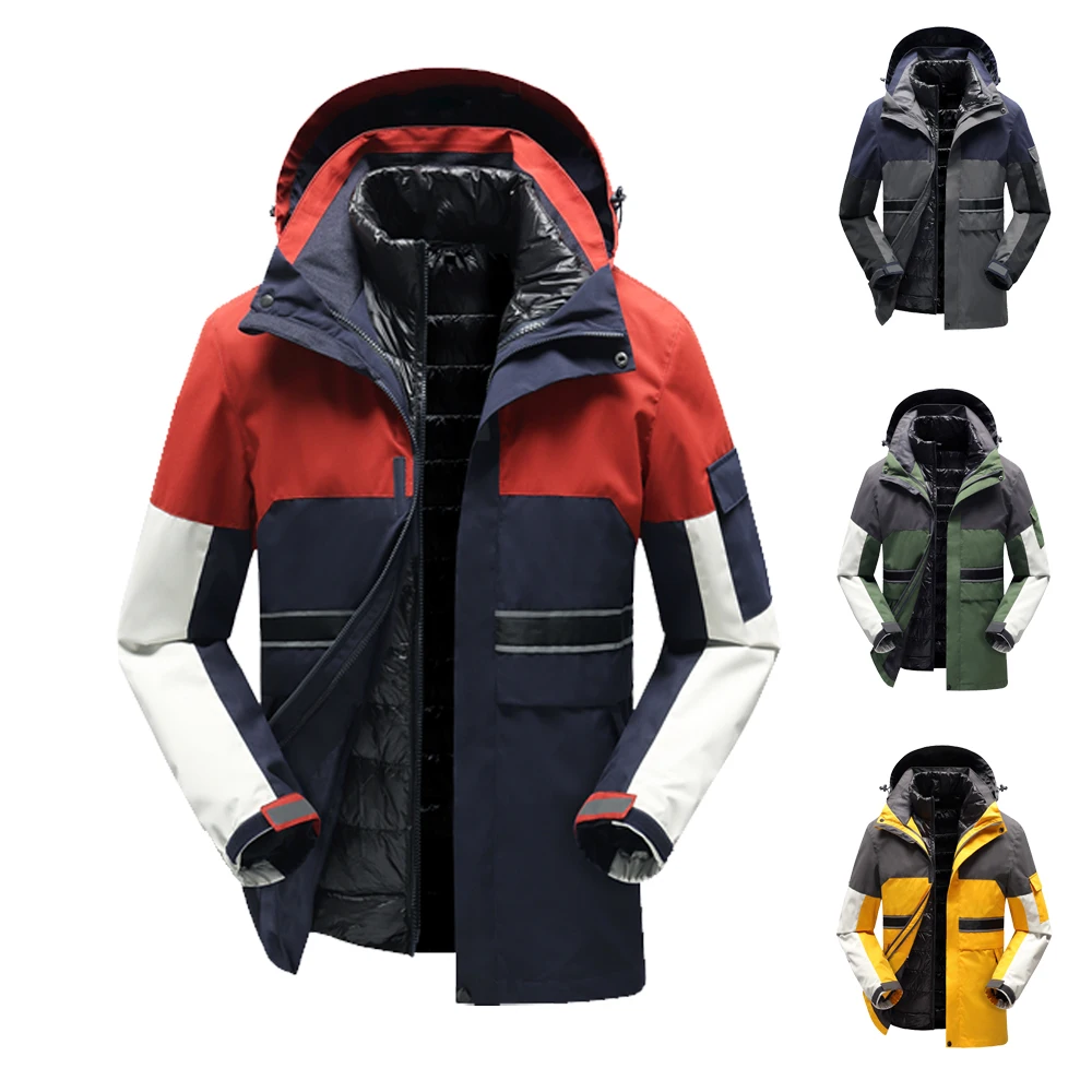 Wholesale High Quality Fashion Outdoor Jackets Down Lining Winter Warming Waterproof Unisex Ski Softshell Windbreaker Jacket