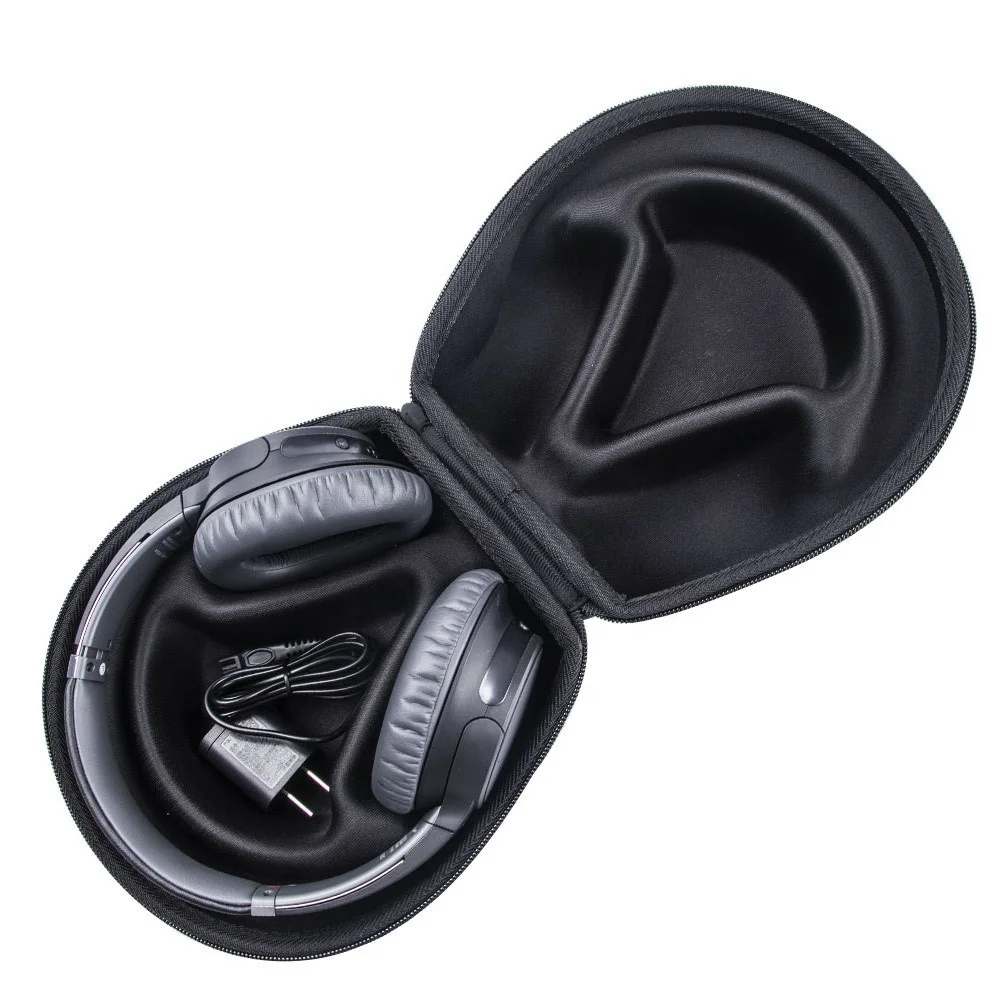 Portable Zipper Pouch Water/Dust Shockproof Hard Protective Case for BeatsSolo2 Solo3 Studio2.0 Studio3.0 Mixr Diamond Headphone